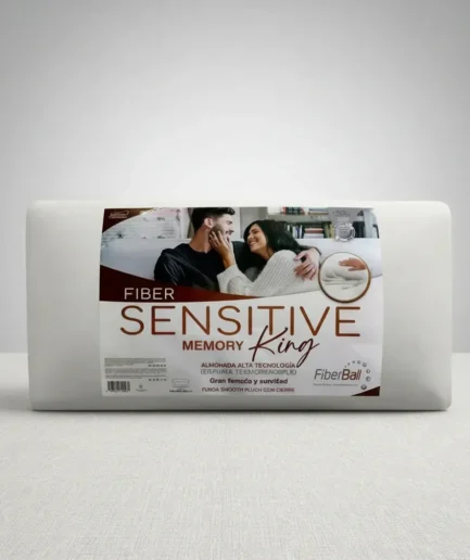 Almohada Fiberball Sensitive Memory King C/funda 90x40