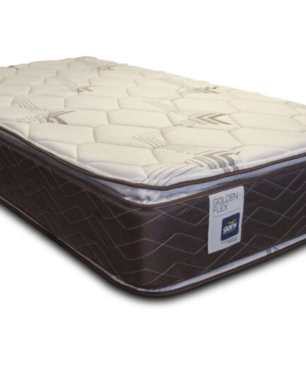 Colchón GANI GoldenFlex Doble Pillow Top 1 Plaza y Media (100x190x30)